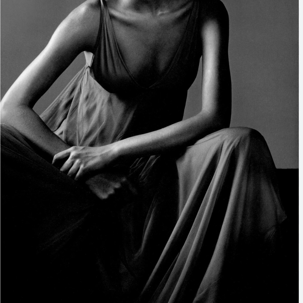 Gucci, Tom Ford FW 1998 ombré tulle runway dress Giselle black and grey